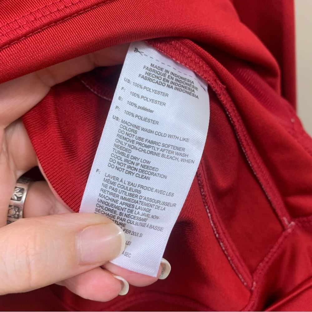 Adidas Utility Zip-up Red/White Jacket - Picture 6 of 9